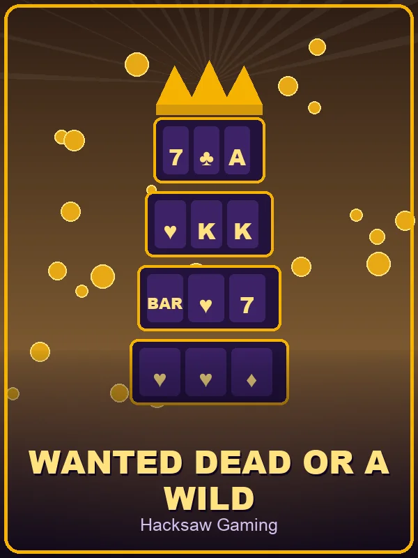 Slot Wanted Dead or a Wild od Hacksaw Gaming